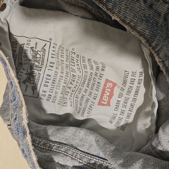 Vintage Levi's Jean's 505 Regular Straight Mens Jeans - Picture 6 of 9